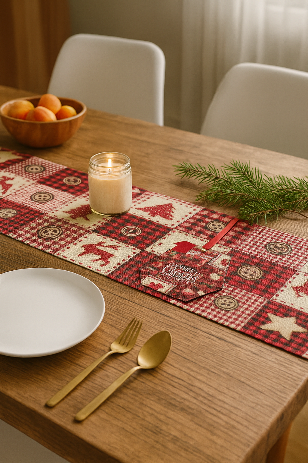FestiveFlowâ„¢ Christmas Table Runner