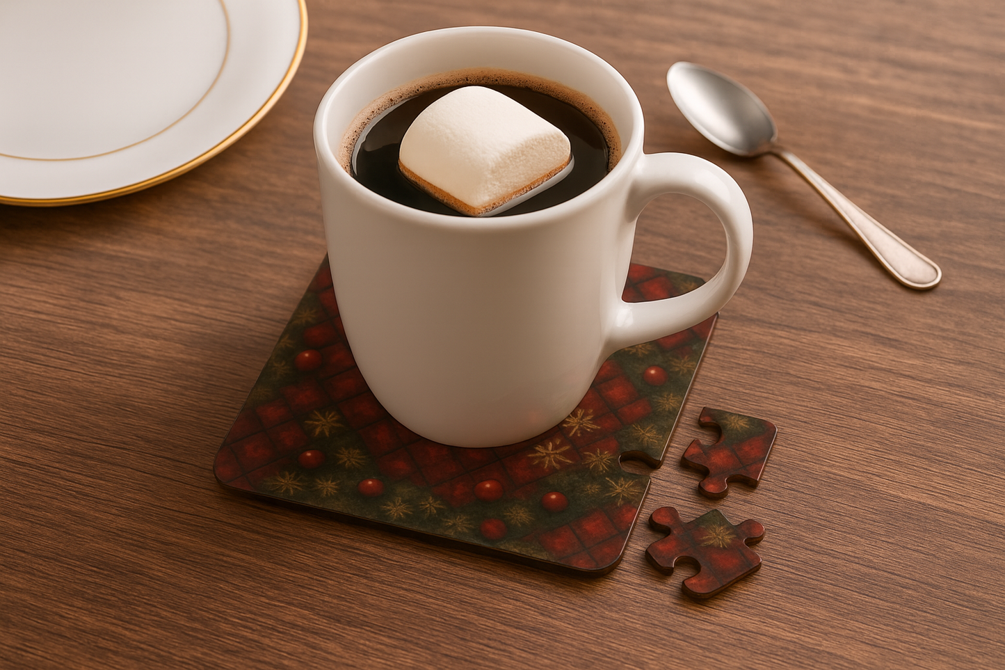 HollyMat™ Festive Christmas Coasters