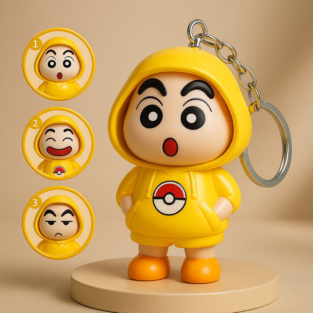 ShinMagic⢠| Face-Changing Shinchan Keychain