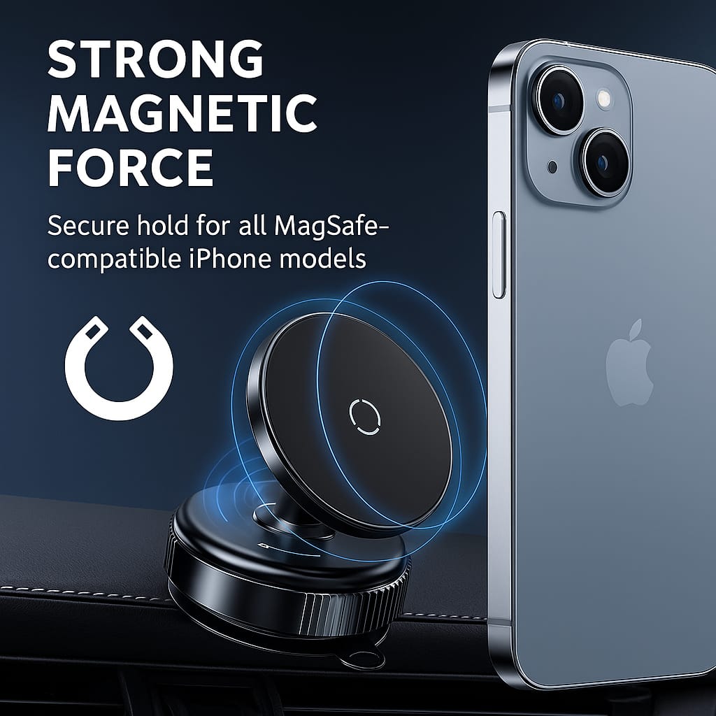 MagHold™ | 360° Magnetic Suction Mobile Holder