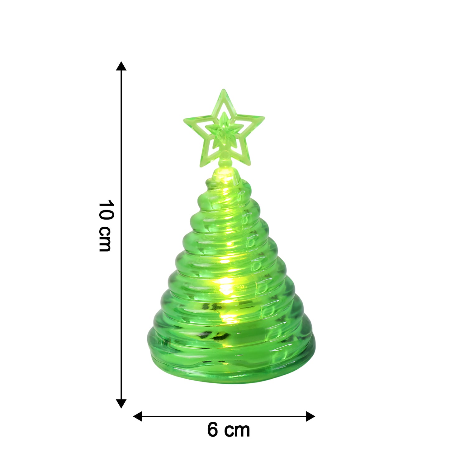 LumiGlow™ Mini Christmas Tree Lights – 2 Pc Set