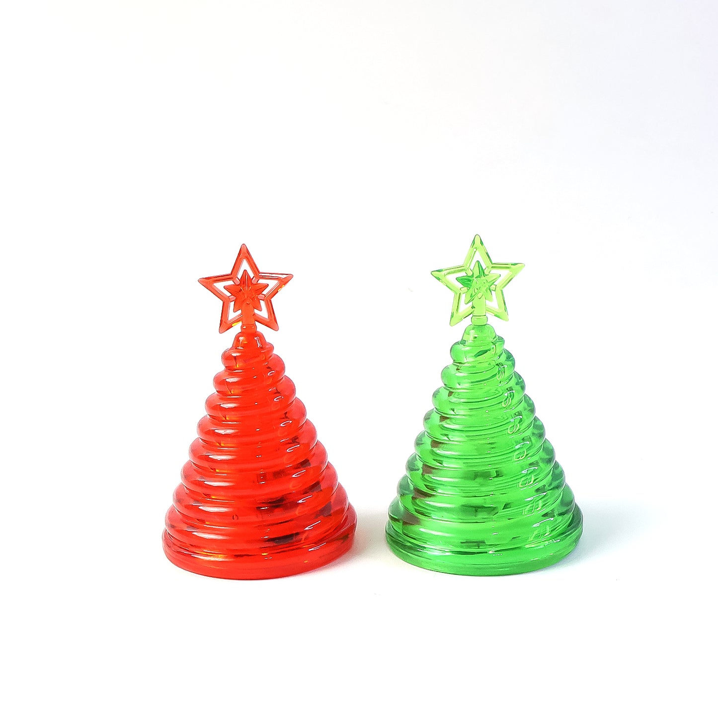 LumiGlow™ Mini Christmas Tree Lights – 2 Pc Set