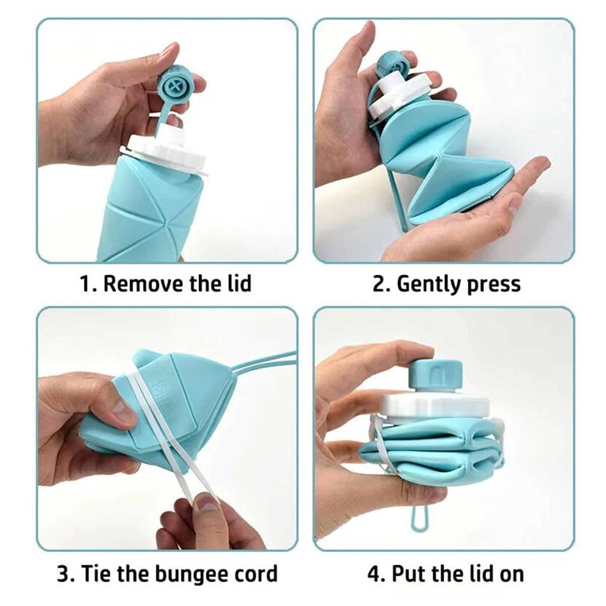 FlexiSip™ | Foldable Silicone Water Bottle
