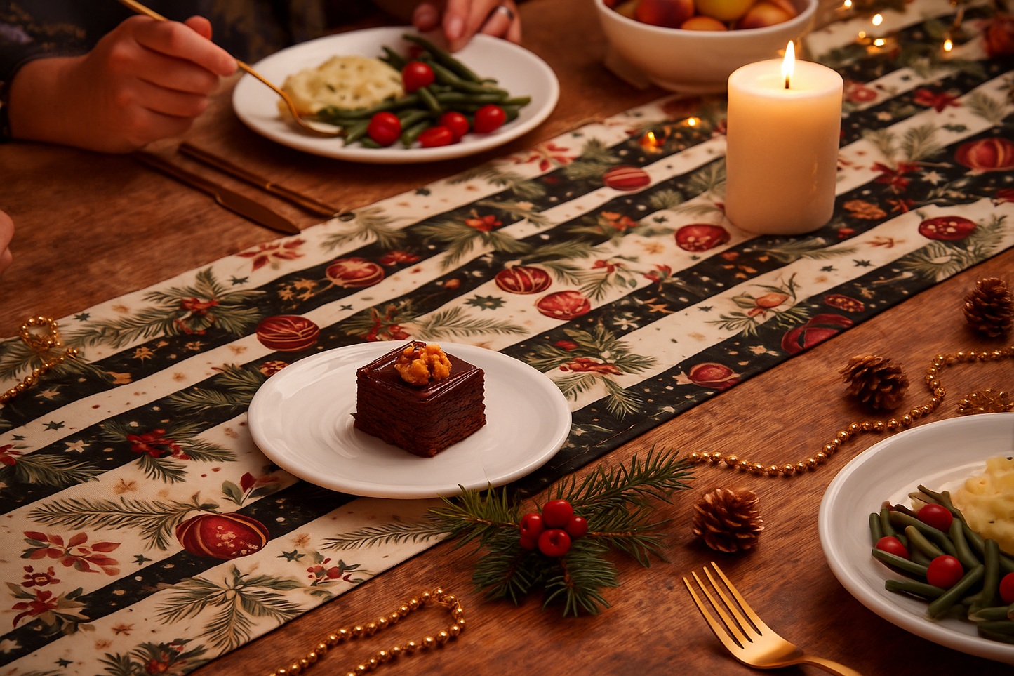 FestiveFlow™ Christmas Table Runner