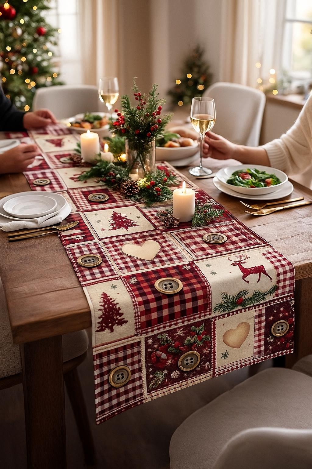 FestiveFlow™ Christmas Table Runner