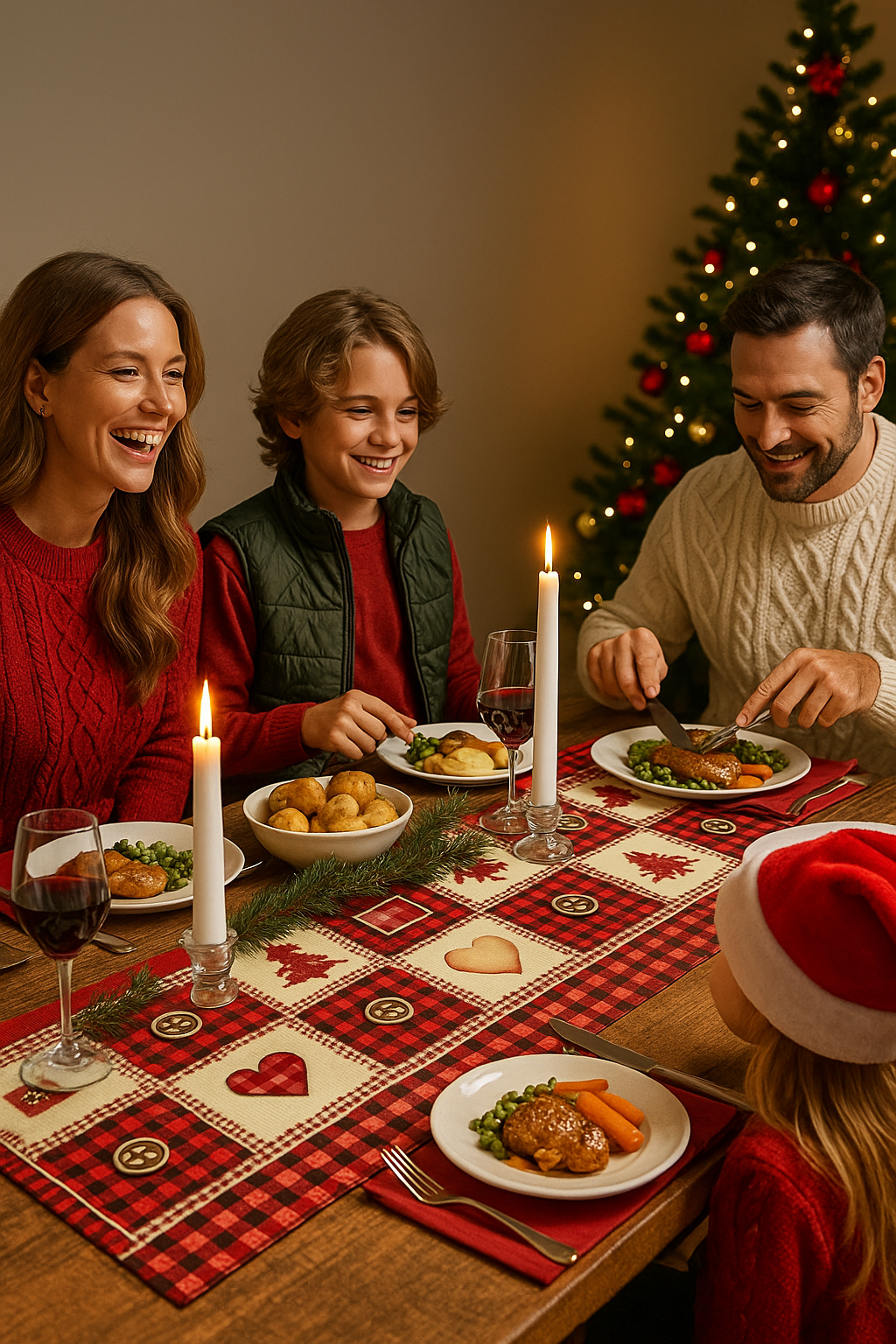FestiveFlow™ Christmas Table Runner