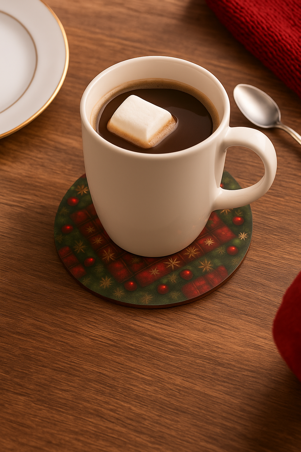 HollyMat™ Festive Christmas Coasters
