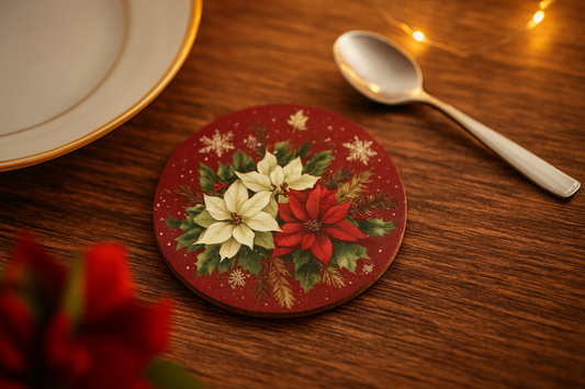HollyMat™ Festive Christmas Coasters
