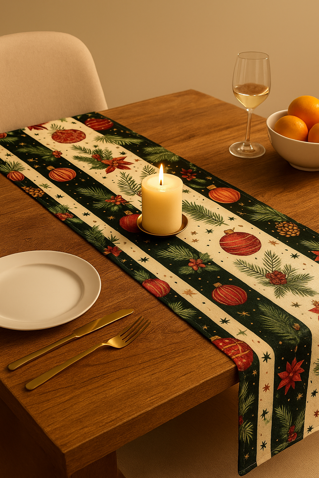FestiveFlow™ Christmas Table Runner