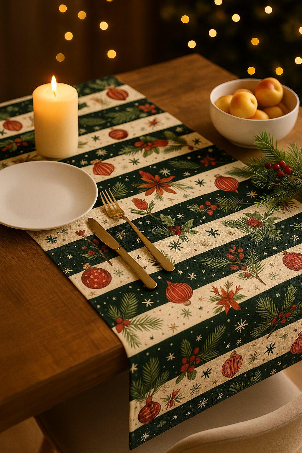 FestiveFlow™ Christmas Table Runner