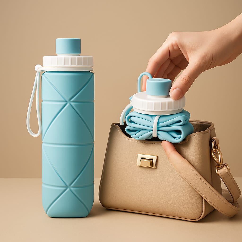 FlexiSip™ | Foldable Silicone Water Bottle