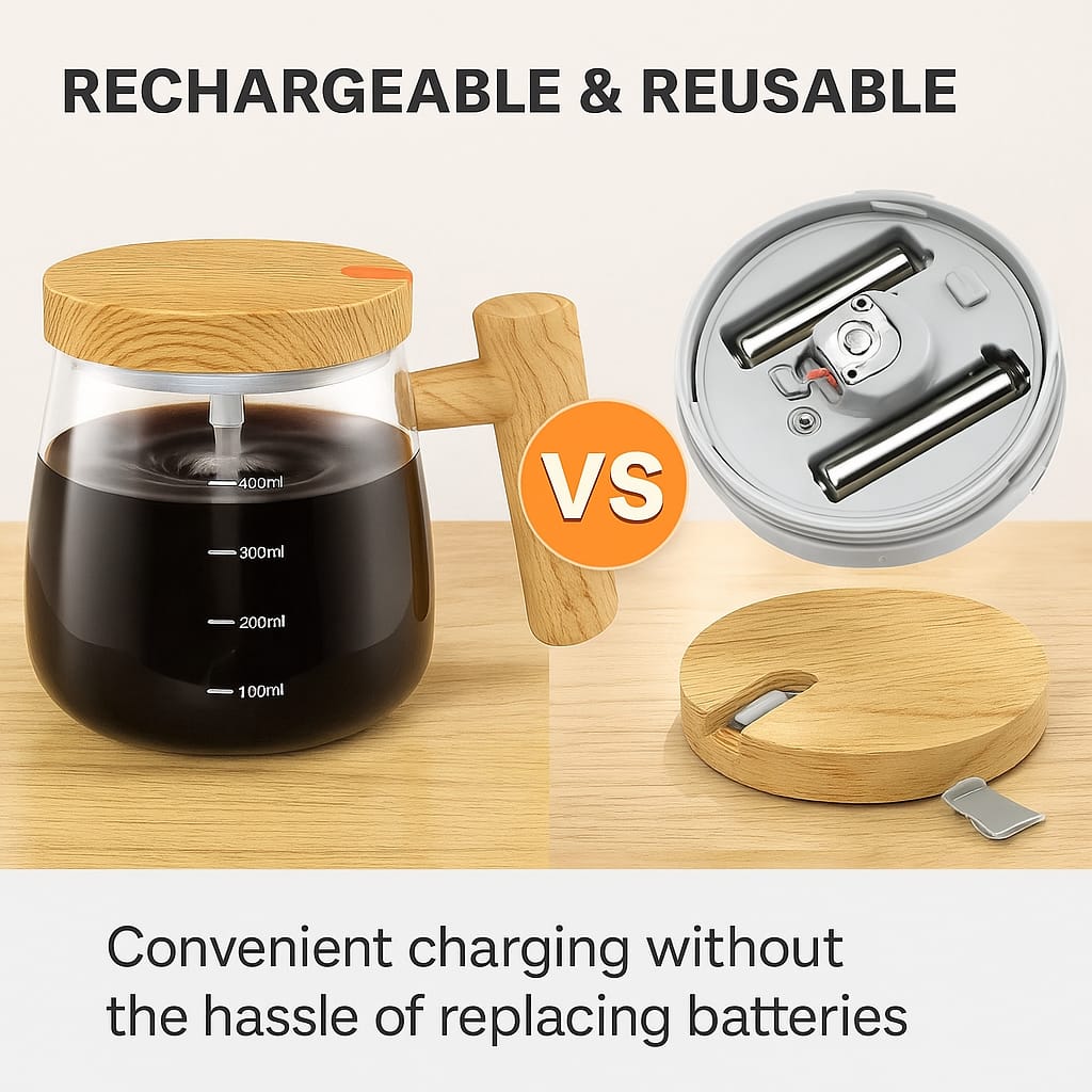 AutoMix™ | Self-Stirring Mug