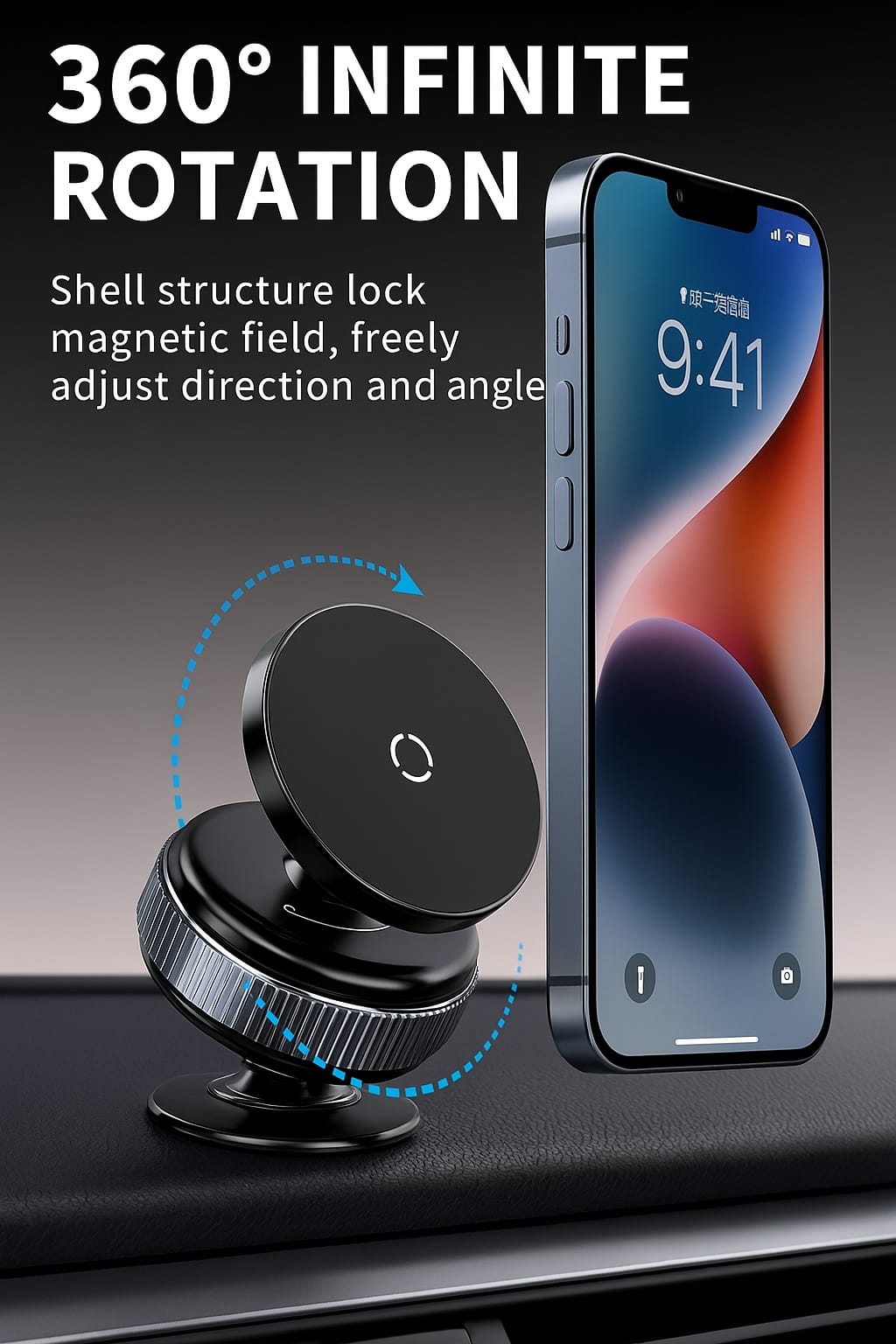MagHold™ | 360° Magnetic Suction Mobile Holder