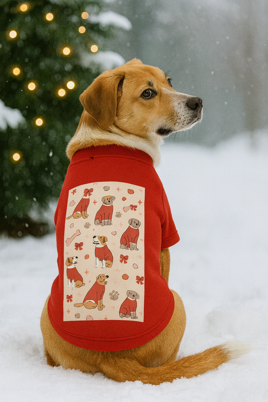 PawStyle™ Festive Dog Tee
