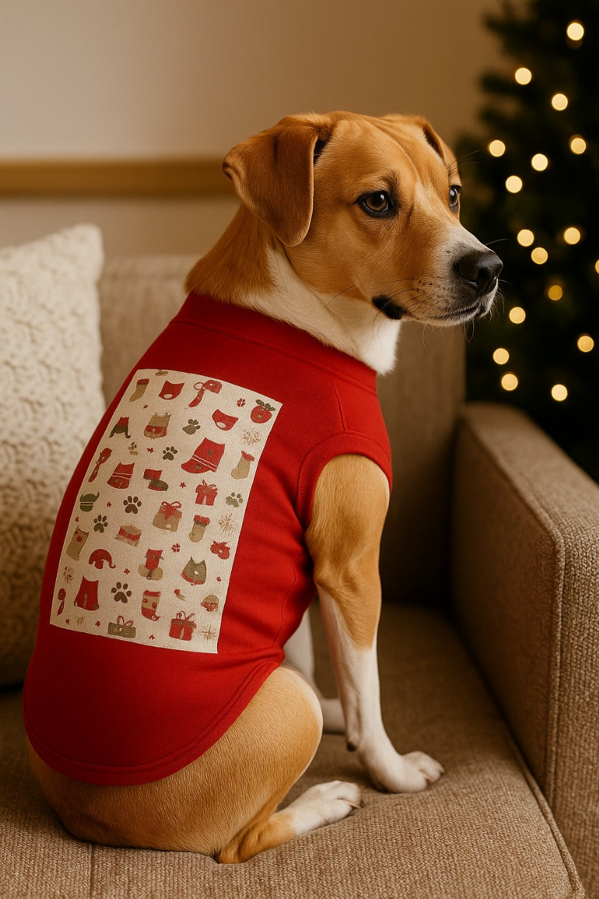 PawStyle™ Festive Dog Tee