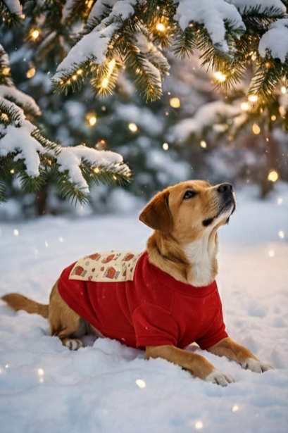 PawStyle™ Festive Dog Tee