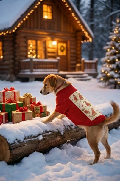 PawStyle™ Festive Dog Tee